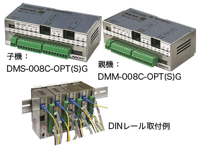 接点信号用光通信機 DM-008シリーズ